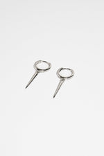 SILVER SPIKE DANGLE EARRING Earrings NOCTEX
