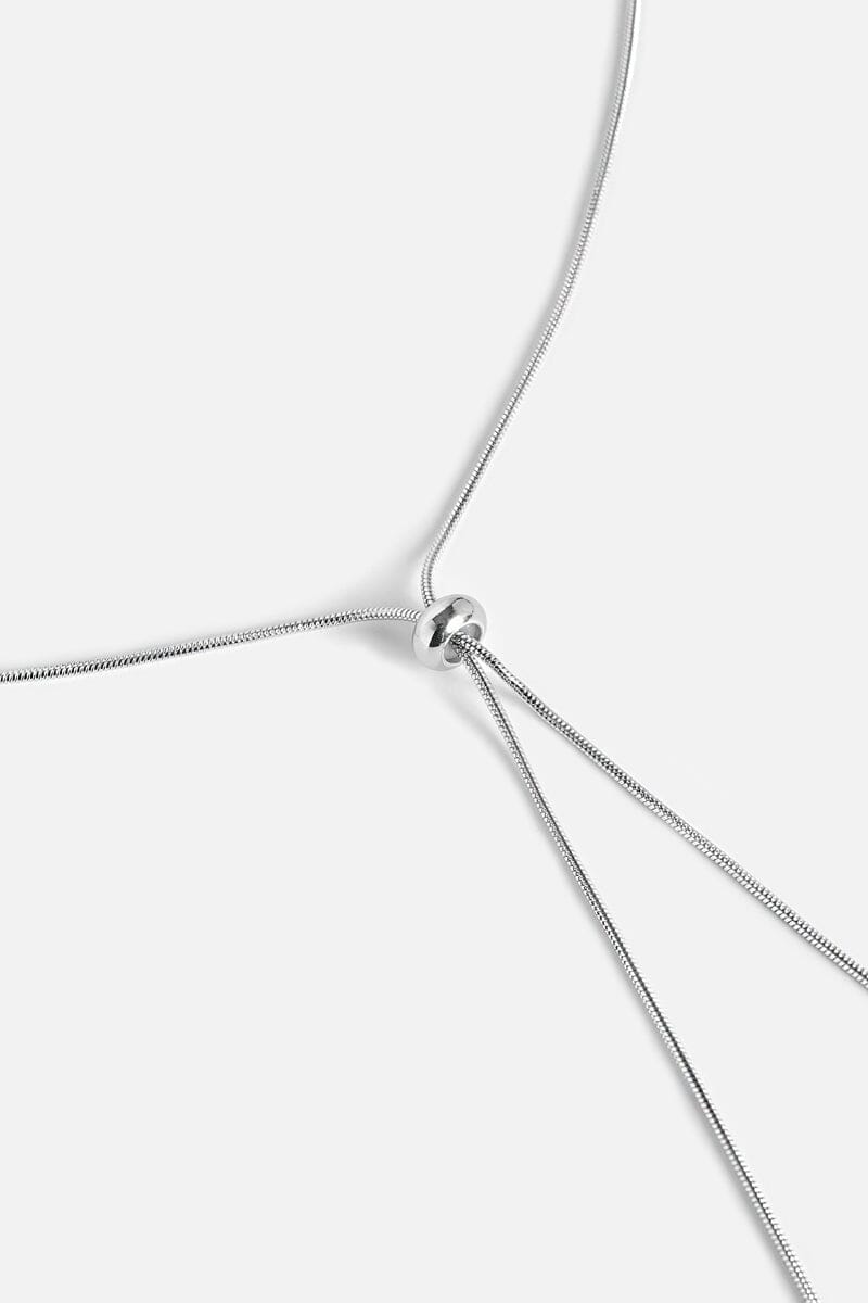 Ball Point Bolo Necklace | Steel Necklace NOCTEX
