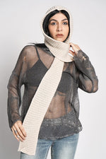 Daybreak Knit Hooded Scarf Hats NOCTEX