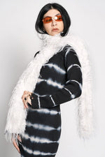 Selene Boa Scarf - White Scarves NOCTEX