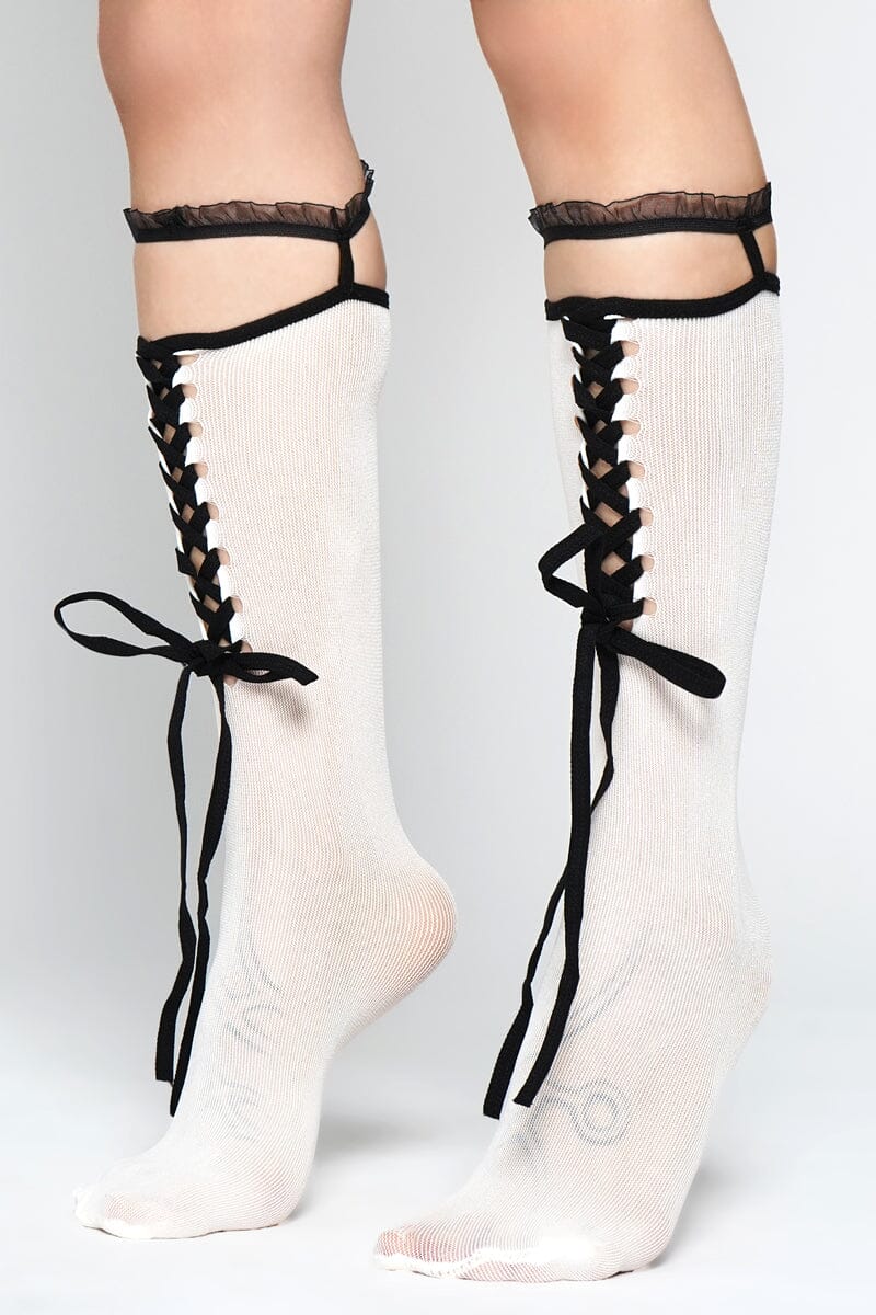 Pavlova Tie Up Socks Socks NOCTEX