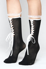 Pavlova Tie Up Socks Socks NOCTEX