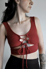 Sullen Lace Up Tank Top NOCTEX