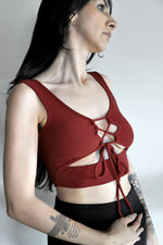 Sullen Lace Up Tank Top NOCTEX