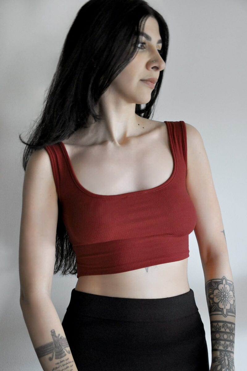 Sullen Lace Up Tank Top NOCTEX