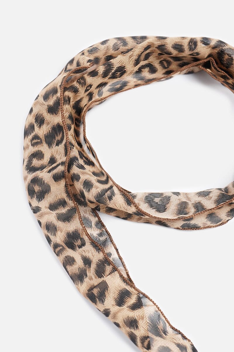 Miranda Leopard Scarf Scarf NOCTEX