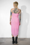 Keeley Mesh Slip Dress - Baby Pink Long Dresses Pretty Garbage 