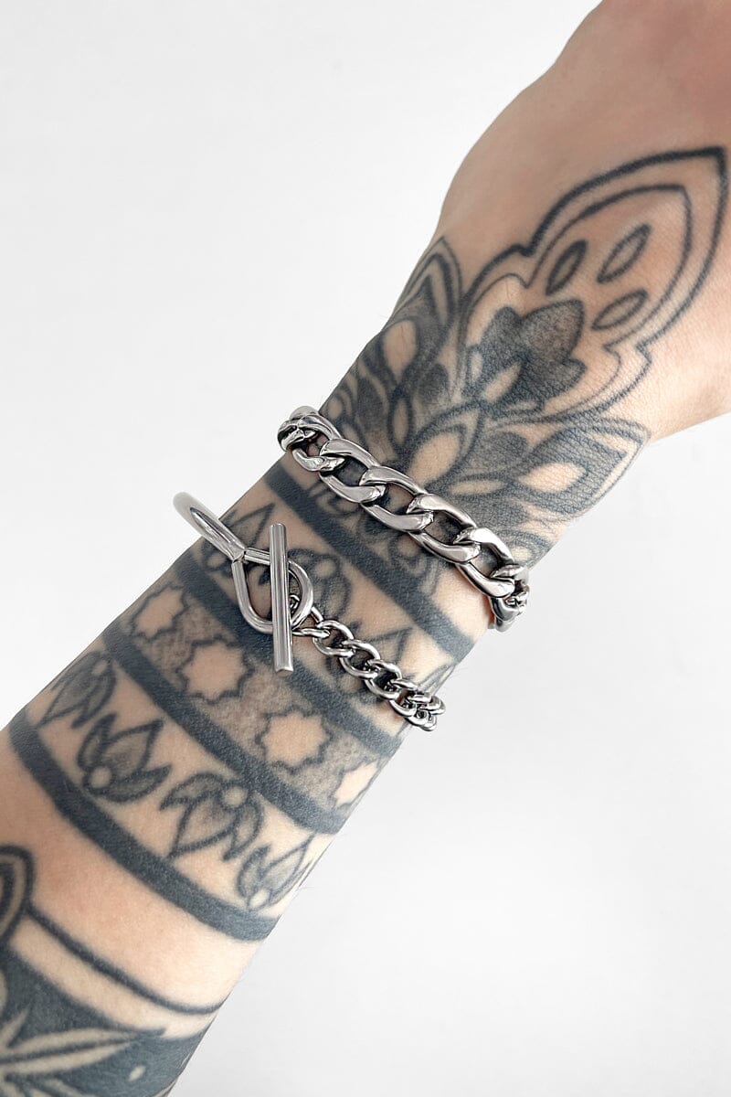 Spectral Toggle Cuff | Stainless Steel Bracelets NOCTEX