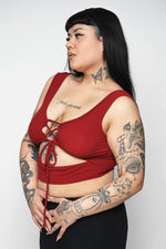 Sullen Lace Up Tank Tank Tops NOCTEX