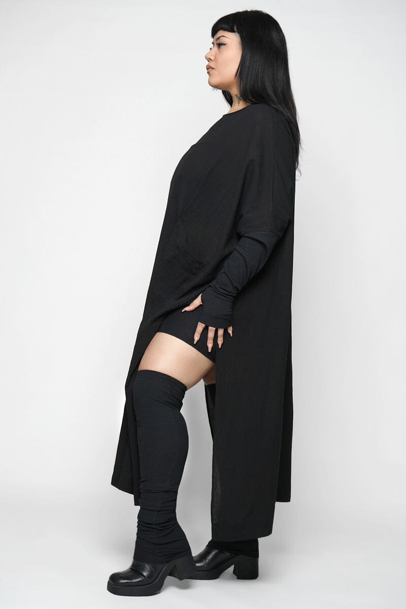 Melica Slip-Proof Rib Thigh Highs Leg Warmers NOCTEX