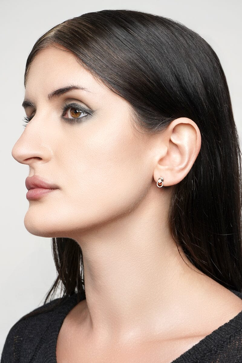 Mini Knocker Stud Earrings | 925 Silver Earrings NOCTEX