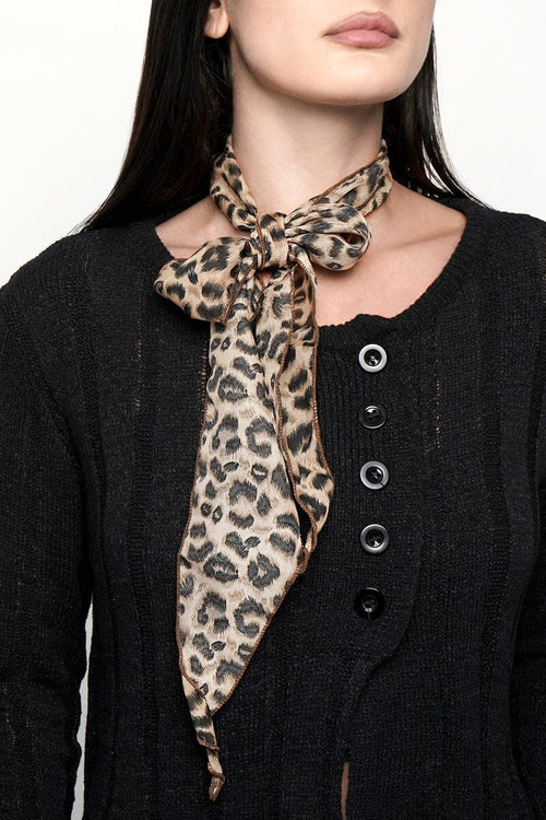 Miranda Leopard Scarf Scarf NOCTEX