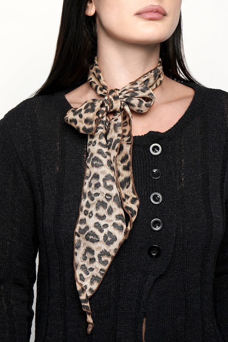 Miranda Leopard Scarf Scarf NOCTEX