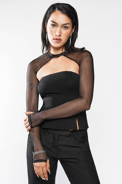 Mesh Ayla Shrug | Shop Noctex | Buy Now, Pay Later