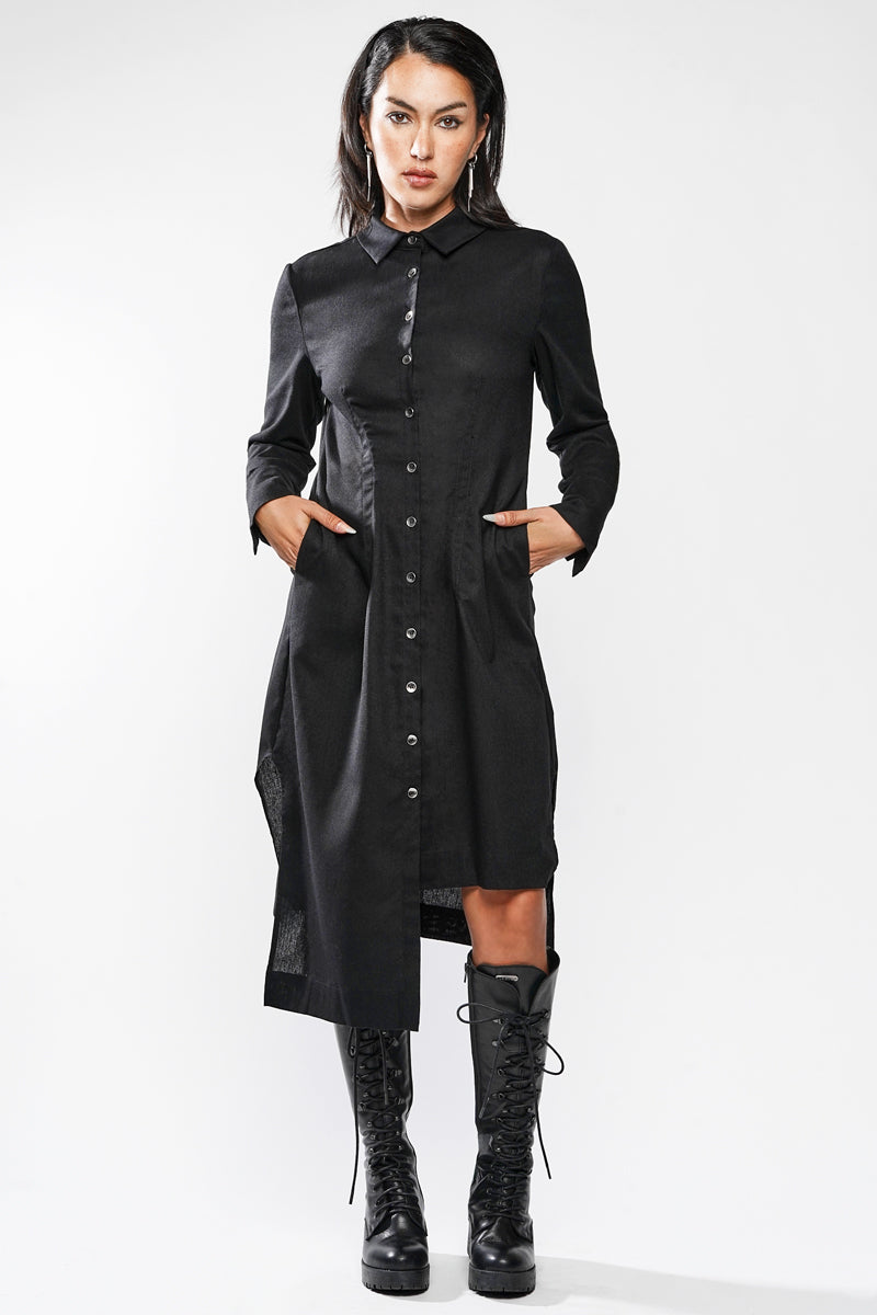 Wynona Linen Button Up Dress