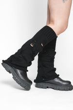 Adore Distressed Leg Warmers Leg Warmers NOCTEX