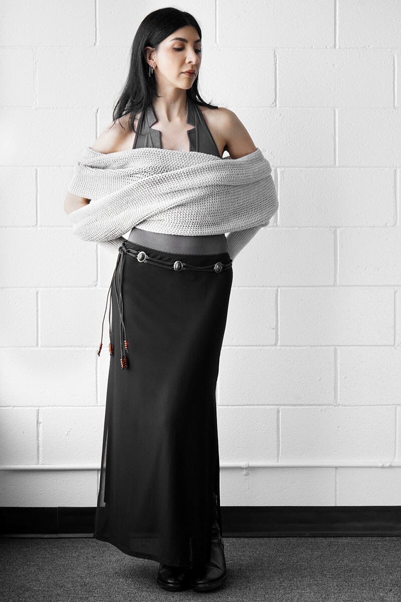 Leah Knit Shawl Shrug Shrugs NOCTEX