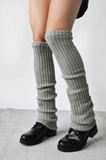 Heavy Rib Leg Warmers Leg Warmers NOCTEX LIGHT GREY