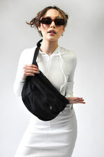 Cargo Canvas Crossbody Bag Bags NOCTEX BLACK