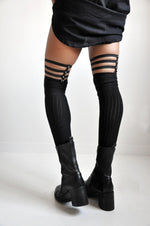 Skeleton Sock Garters - STUDDED Garters NOCTEX