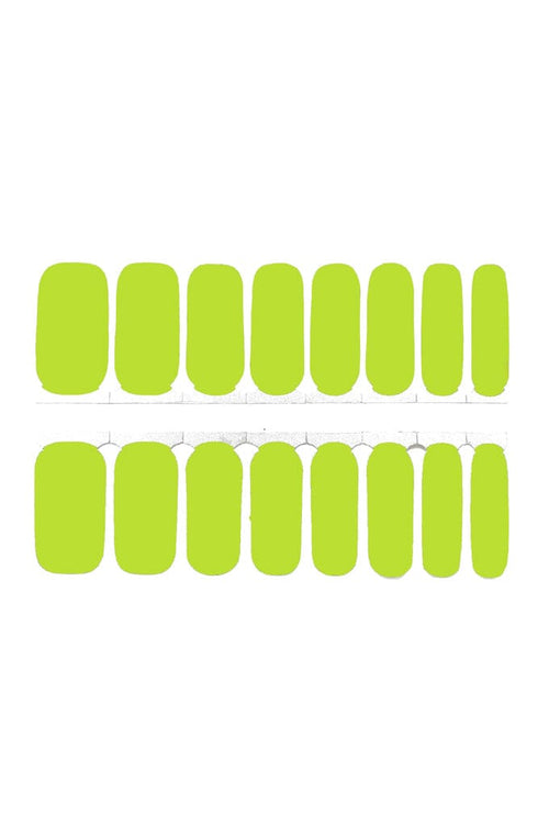 Electric Lime | Nail Wraps Nails Mailed