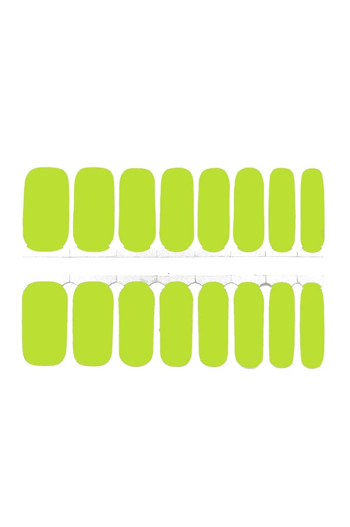 Electric Lime | Nail Wraps Nails Mailed