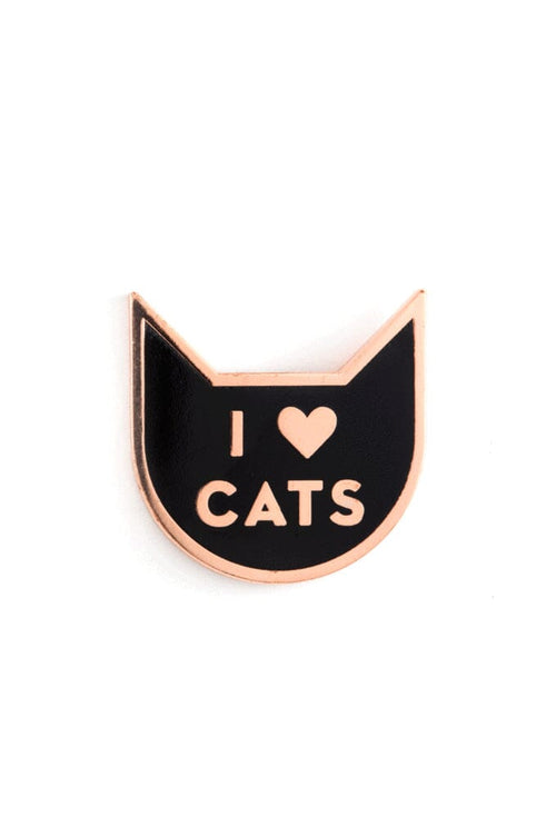 I Heart Cats Enamel Pin - Noctex - These Are Things Faire
