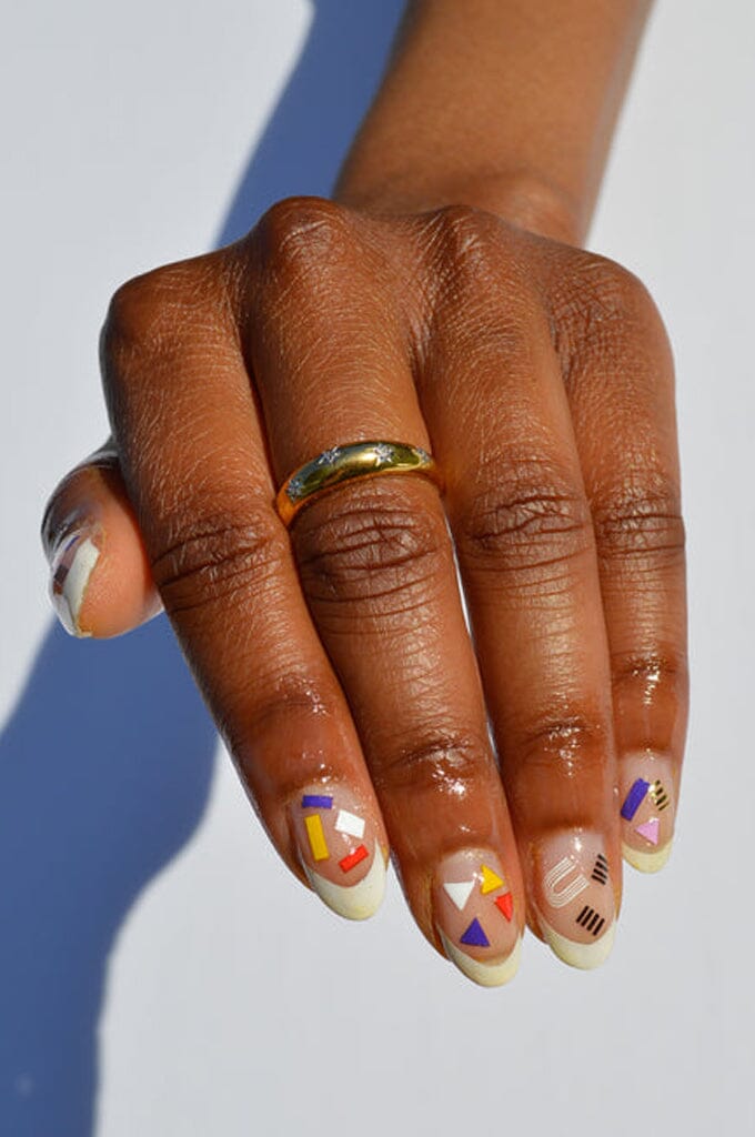 Nail Art Stickers - Art Therapy - Noctex - Deco Miami artist, california, Cruelty free, cube, dots, face, Faire, Made in USA/Canada, Matisse, modern line, nails, Picasso, primary color, Vegan
