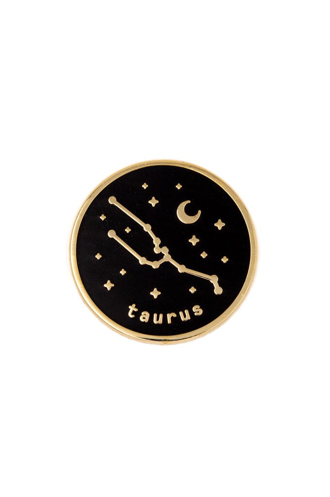 Taurus Zodiac Enamel Pin - Noctex - These Are Things Faire Enamel Pin