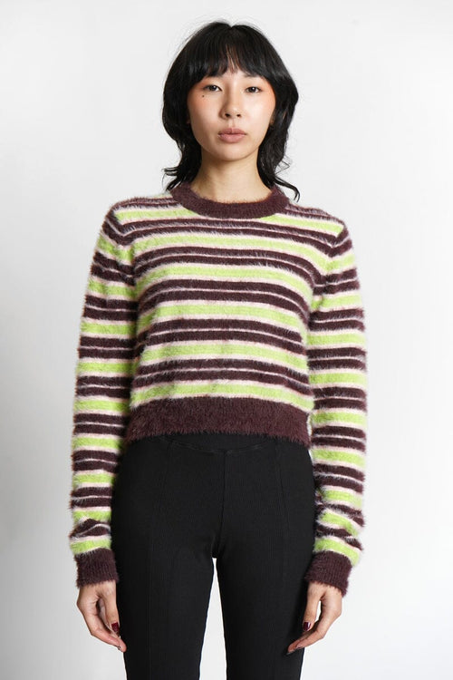Kurt Mint Chocolate Striped Sweater Sweaters Pretty Garbage 