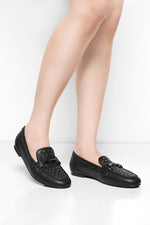 Giselle Studded Leather Loafers