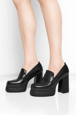 Camille Platform Heel Loafers