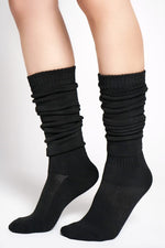 Plush High Tease Socks Socks NOCTEX BLACK 