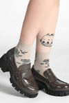 Anastasia Floral Ankle Socks Socks NOCTEX LOW / CREME 