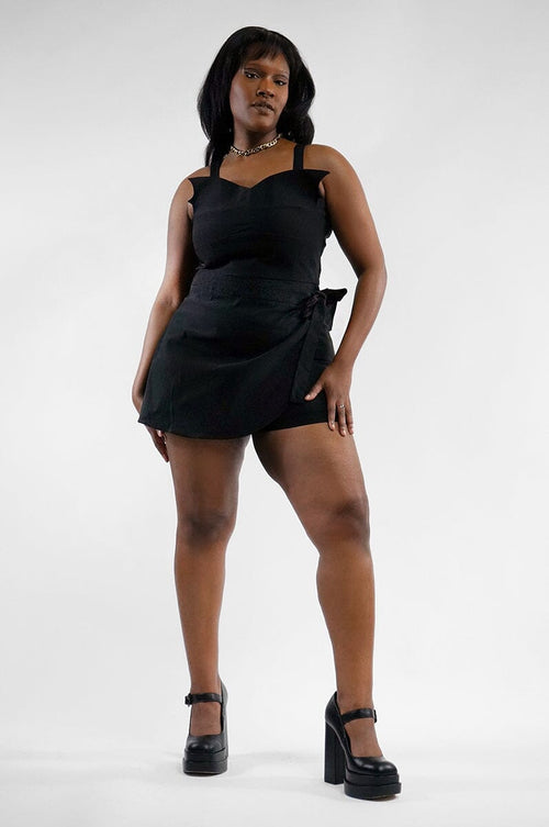 Vamp Romper Bodysuit KATAKOMB LARGE 
