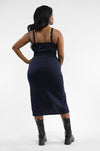 Notch Midi Dress Long Dresses NOCTEX 