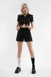 Connie Set - Black Co-ords KATAKOMB TOP XS 