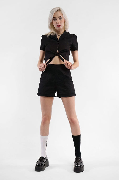 Connie Set - Black Co-ords KATAKOMB TOP XS 