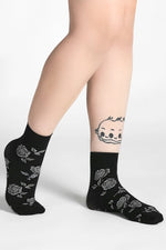 Anastasia Floral Ankle Socks Socks NOCTEX 