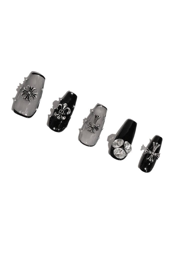 Black Queen - Press On Nails Koo Pink 