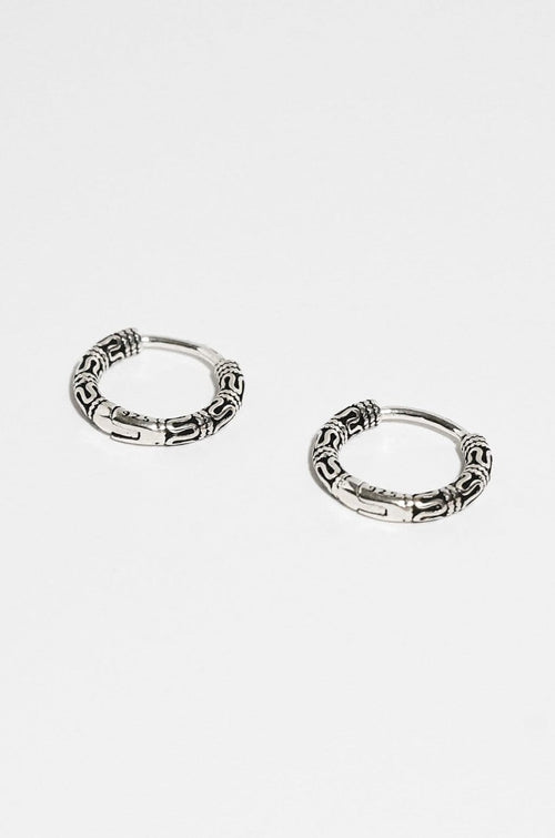 Y2K TRIBAL MINI HOOP EARRING Earrings NOCTEX 