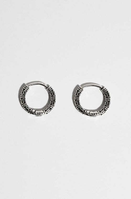 Y2K TRIBAL MINI HOOP EARRING Earrings NOCTEX 