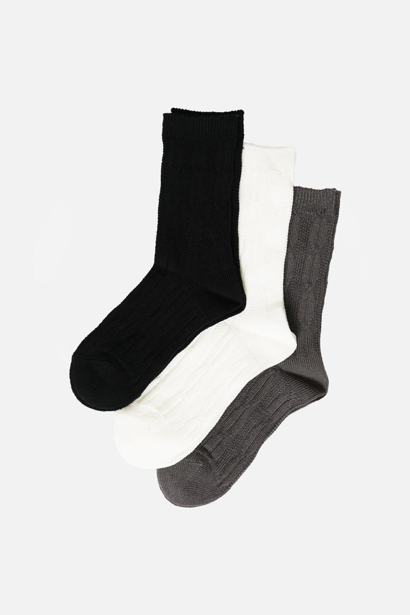 Lamb Gentle Knit Crew Socks