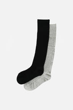 Seine Open Knit Knee High Socks