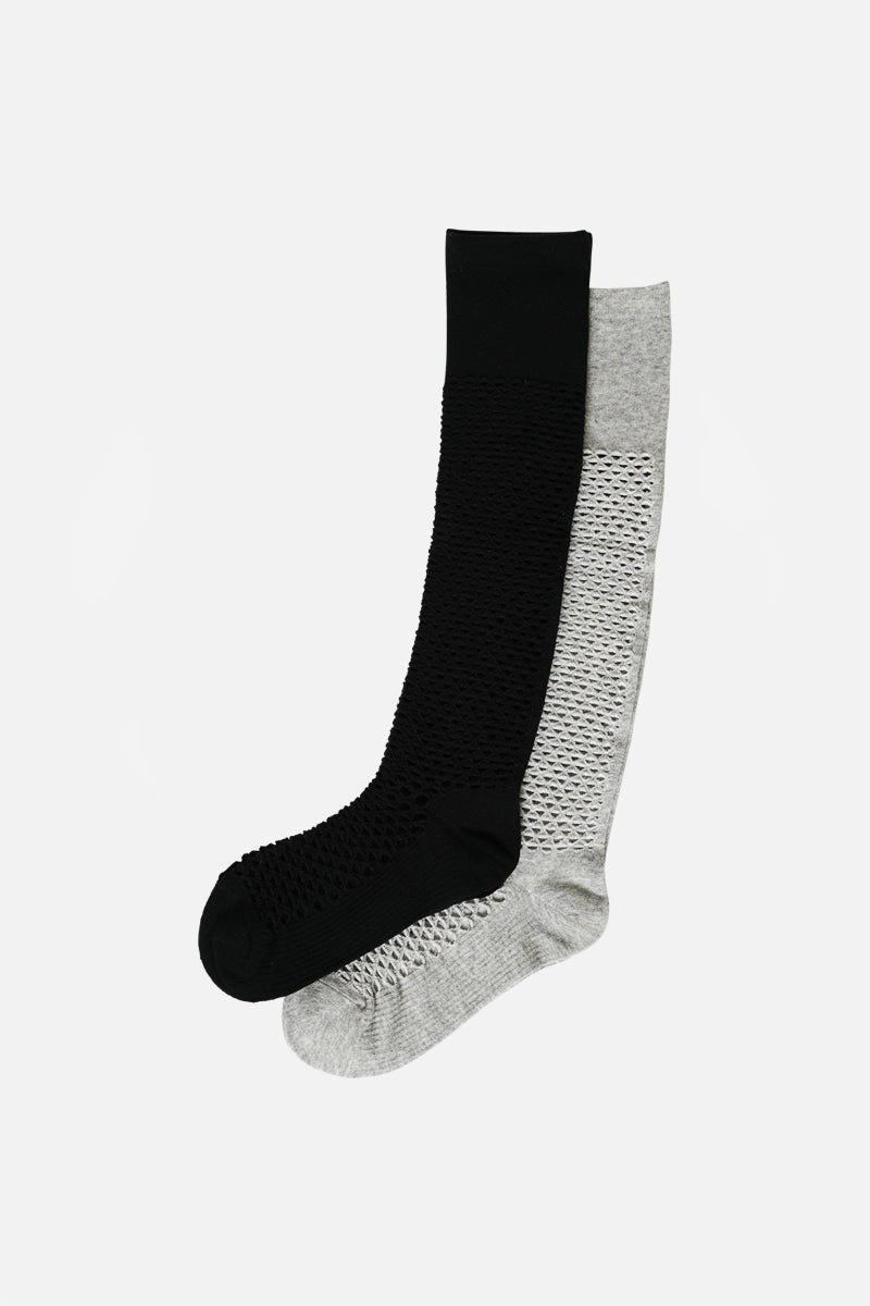 Seine Open Knit Knee High Socks