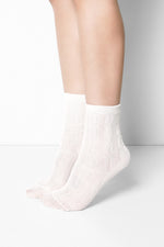 Lamb Gentle Knit Crew Socks