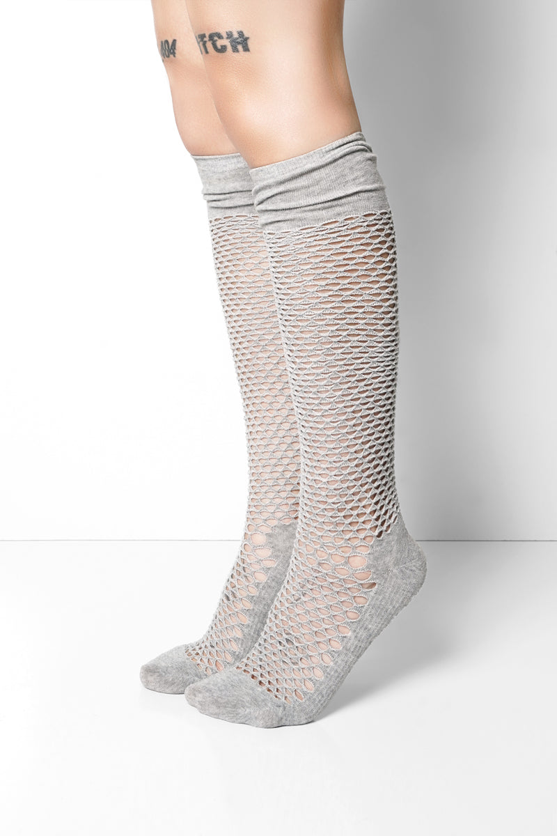 Seine Open Knit Knee High Socks