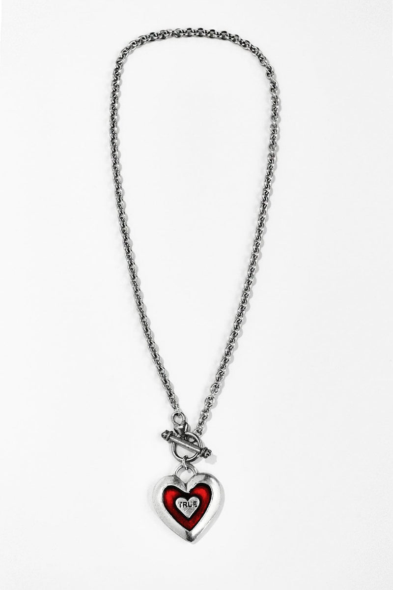 True Mystery Heart Toggle Necklace Necklaces Classic Hardware 