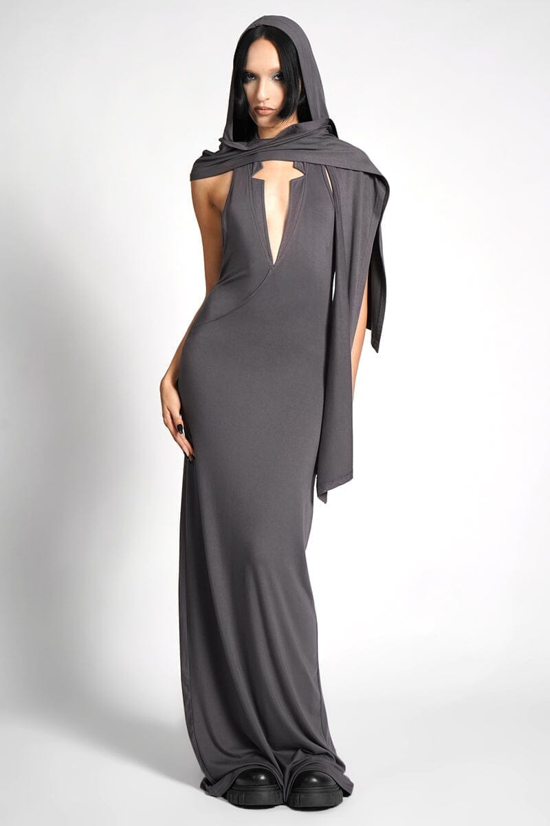 Soteria Dress and Hood - Black | Shop Dresses on Noctex Black / 1X Soteria Dress and Hood - Black | Shop Dresses on Noctex Black / 1X