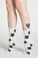 Curious Cat Socks Socks NOCTEX 